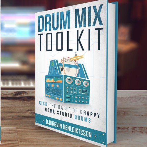 Drum Mix Toolkit: Design a Best-Selling Book Cover about music production and mixing drums Diseño de ACorona