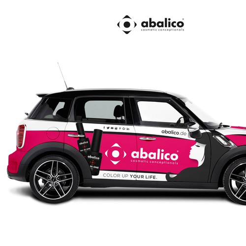 Be creative for our cosmetic company car! Design por essellegi