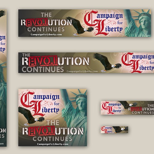Campaign for Liberty Banner Contest Réalisé par nopants