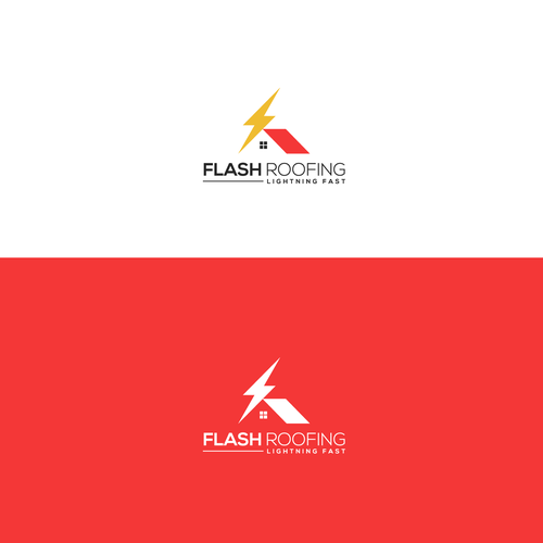 Compete to create a logo for Flash Roofing! Design by Ledu