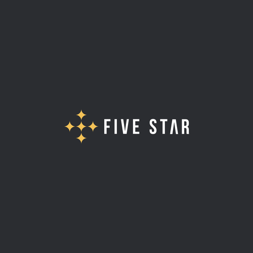 Five Star logo design Diseño de mind_idea™