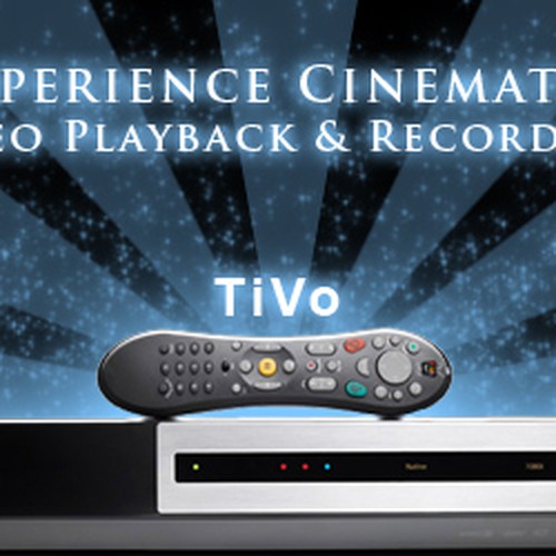 Banner design project for TiVo Réalisé par Artorius