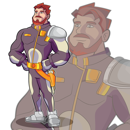 Design a commander character for our browser-based game Réalisé par azmii_craft