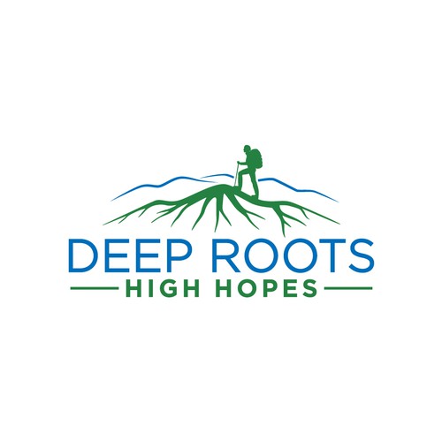 Designs | Design a theme logo for a t-shirt “Deep Roots, High Hopes ...