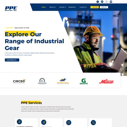 We need our site updated to a modern responsive design Design by FixInc