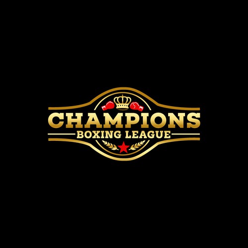 Champions boxing league logo, Logo design contest