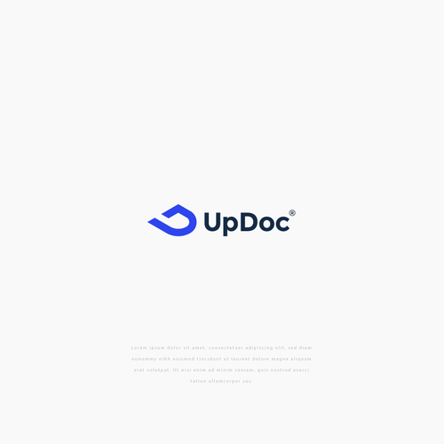 Design the logo for UpDoc, the world's first AI doctor Design by Marian M.C.