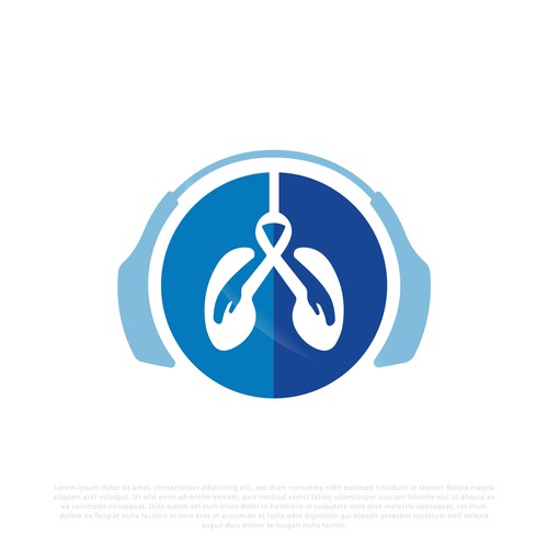 Logo Design for a Lung Cancer Podcast Focused on Real Conversations and Hope Design by designXd_pro