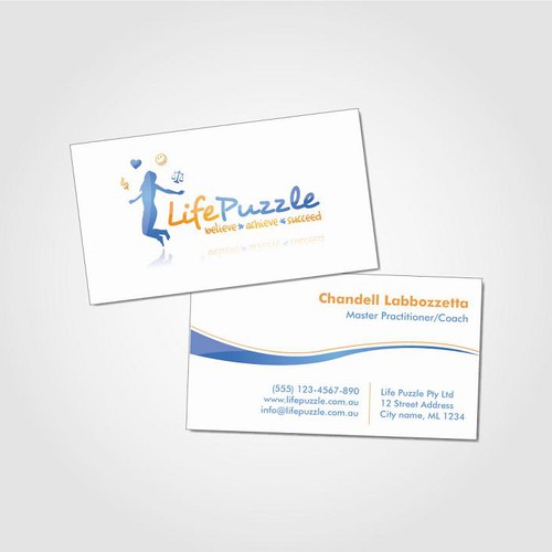 Stationery & Business Cards for Life Puzzle Diseño de malza