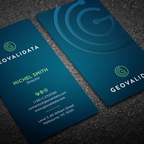 Design by GrapLink titled "Business card contest winner"