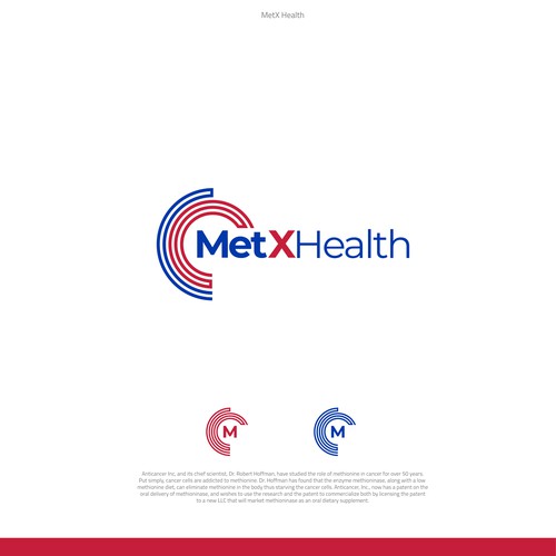 MetX Health Logo - Anti-Cancer Products and Research Design by RafaelErichsen