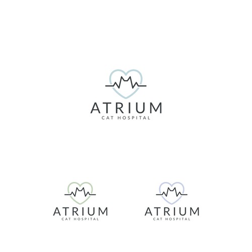 Design a professional but unconventional logo for new cat only veterinary practice Design by purpleri