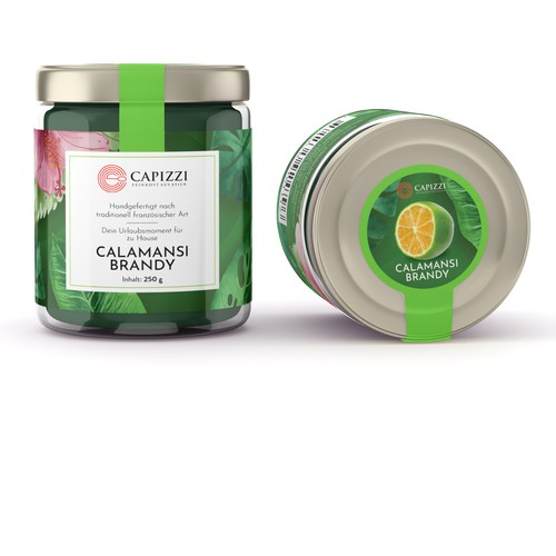 Label for exclusive fruit spreads made of tropical fruit Design by CK Graphic