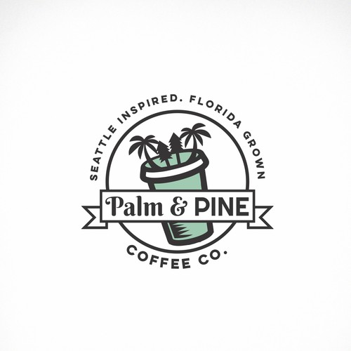 Palm & Pine Coffee Co. | Logo design contest