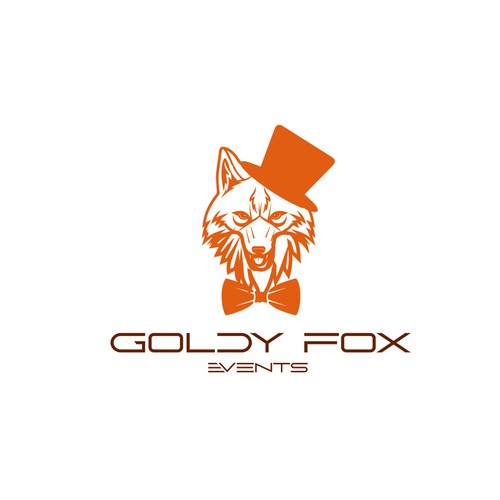 Design a Chic and Stylish Fox Logo for Our Elegant Wedding and Event Rental Business: Goldy Fox Events Design by creaSan