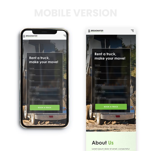 Trucking redesign of website Design von MercClass
