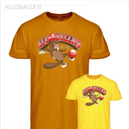 t-shirt design for Alcoballics! Design by MAGIKIO