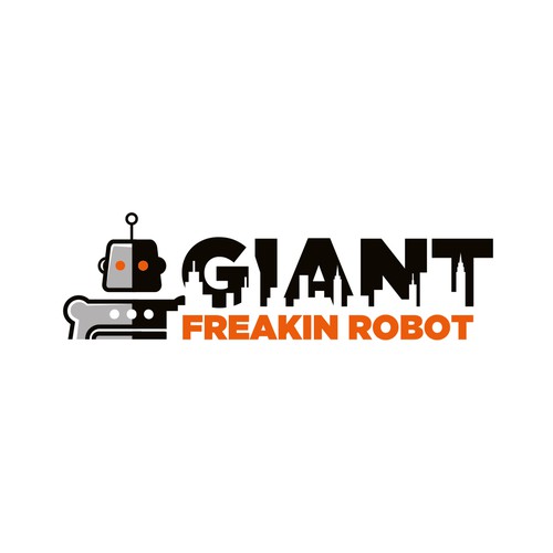 Minimalist, Classy Giant Robot Logo Wanted Design by TJCD