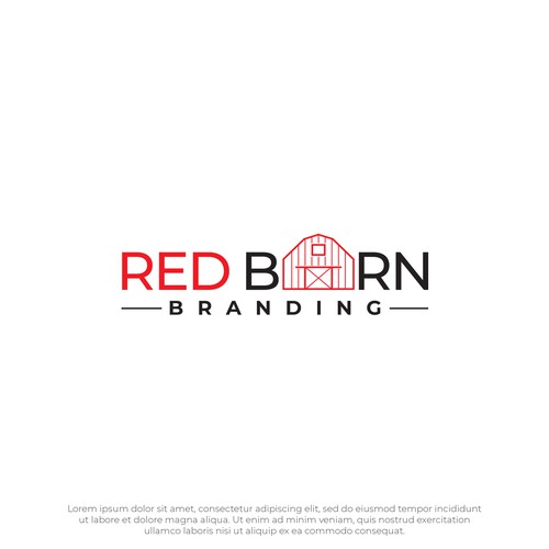 Red Barn without the Farm Design by James®