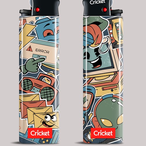 Create Art on a Lighter: Astrology, Y2K, Rave & Aliens! [multiple winners] Design by mañana_art