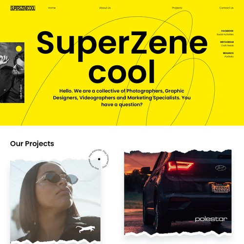 Web page design contest entry by MercClass