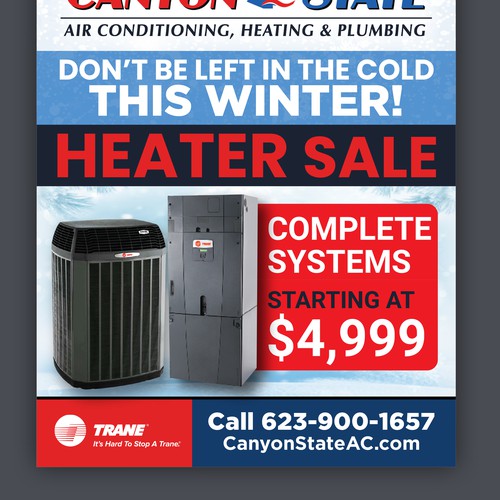 Newpaper Ad For Heating, Ventilation, and Air Conditioning (HVAC) Company - Wireframed and Ready! Design by GrApHiC cReAtIoN™