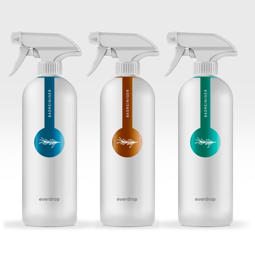 Premium Spray Bottle and Packaging for Cleaning Supplies Design by Jorge Ros