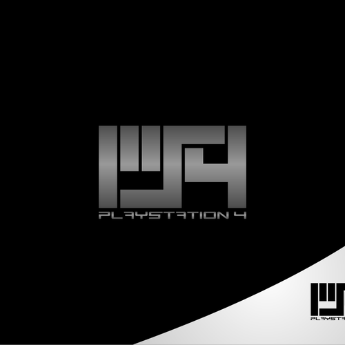 Community Contest: Create the logo for the PlayStation 4. Winner receives $500! Design by Black_Ink