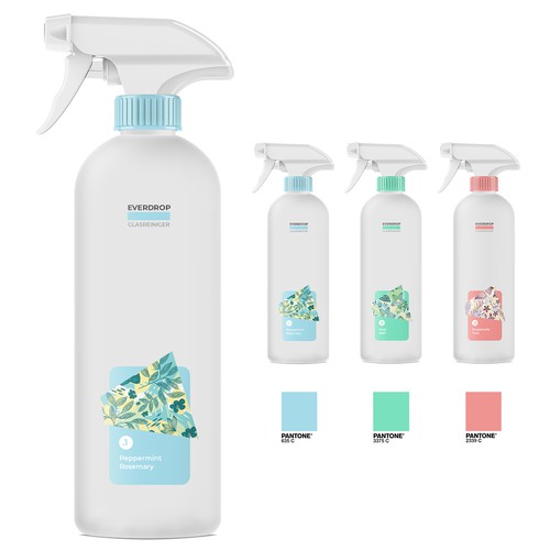 Premium Spray Bottle and Packaging for Cleaning Supplies Design réalisé par gs-designs