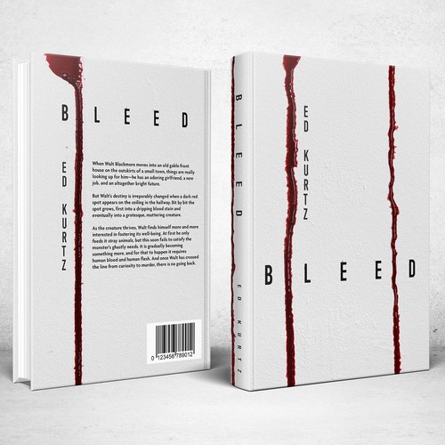 Simple, Crisp, Bloody - Horror Book Cover Design by semnitz™