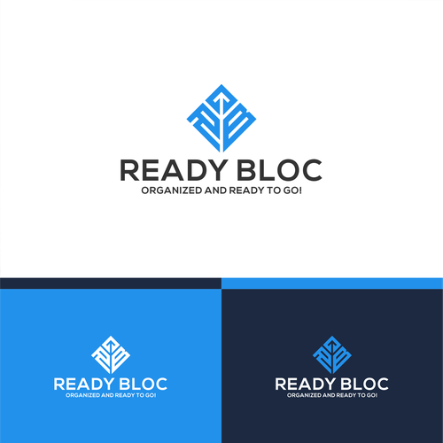 A "block" logo that is "ready" to go at the shot of the starters gun! Design by Angga Jr