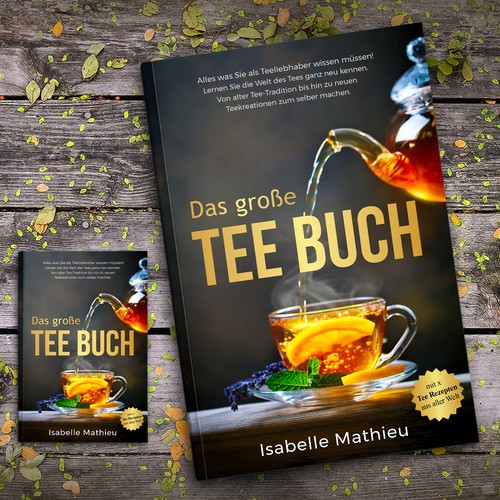 Tea Book Cover Design by Klassic Designs