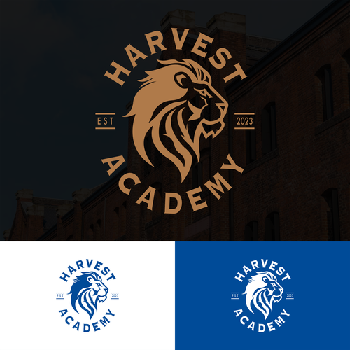 Harvest Academy Lions Mascot Design by dekxcii