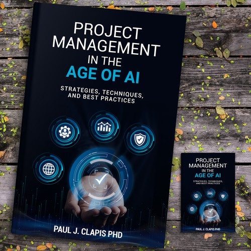 Simple, professional cover for a business book about Artificial Intelligence Design von ~99~