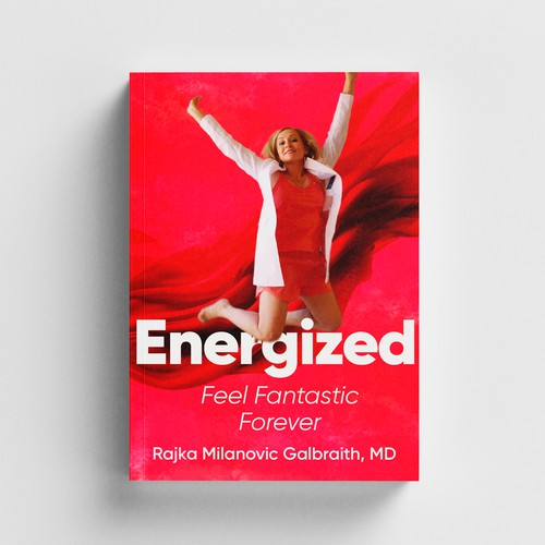 Design a New York Times Bestseller E-book and book cover for my book: Energized Diseño de _henry_