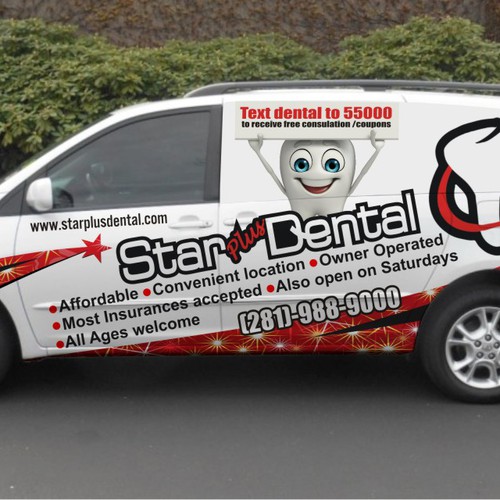  CAR wrap design for Dental office Design by TANSA ART