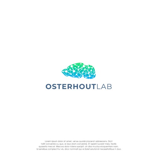 Logo for a scientific lab studying how the immune system communicates with the brain Design by oakbrand™