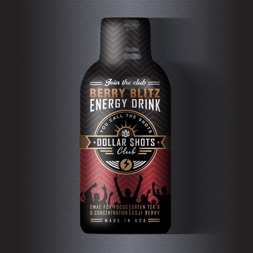 Design Create an eye-catching energy shot drink bottle design for the relaunch our eCommerce Supplement Shot Co.!! por BRAVO-designs