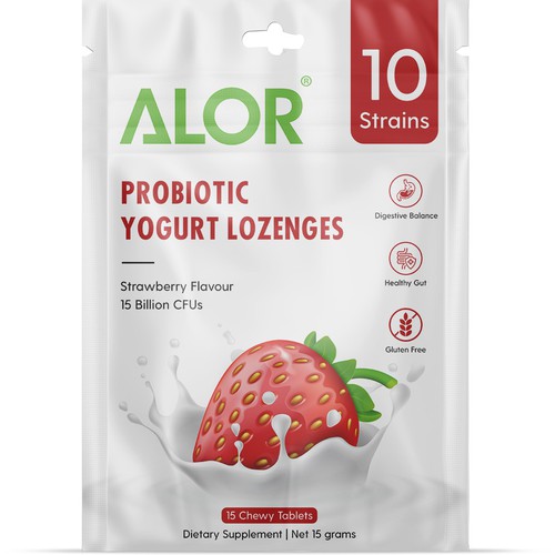 Probiotic Yogurt Lozenges Design by Farooqk.