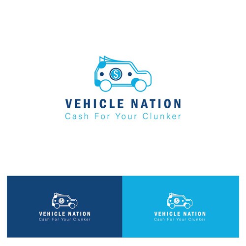 Vehicle Nation Seeks Logo For Junk Car Business. Design by smitadesign