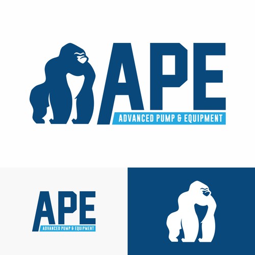 APE (Advanced Pump and Equipment) logo redesign Design by Aanz ✅