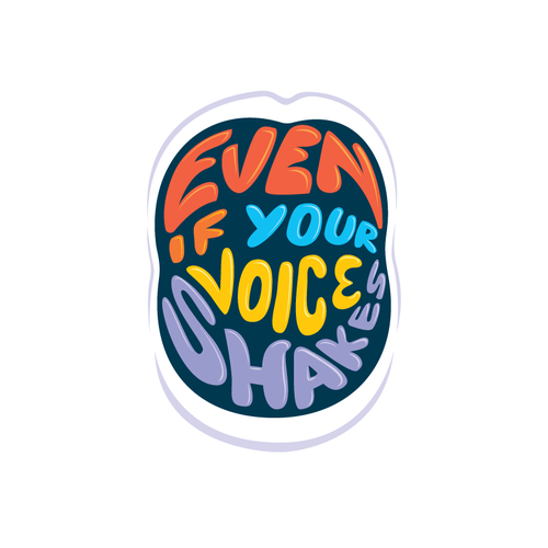 コンペ「Fun Creative Logo for Empowering Mental Health Blog (speaking up, end silence, advocating 4 justice)」のデザイン by George Burnsさん 