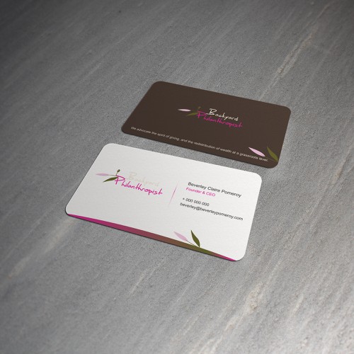 Design di Backyard Philanthropist needs a new business card design di LocLe