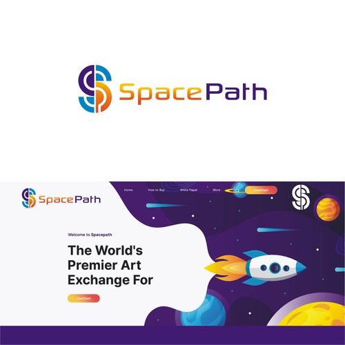 SpacePath Logo Contest winner will receive $500 Réalisé par MAhi2014