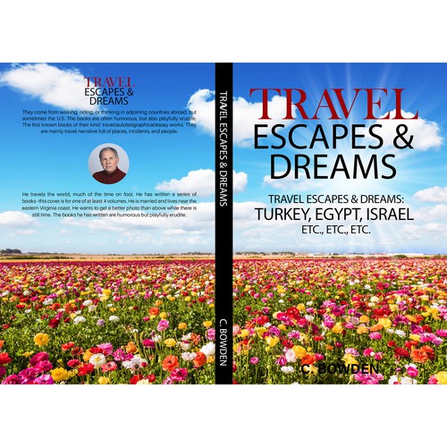 Cover for a travel/autobiography/brief essay book Design by MS_99