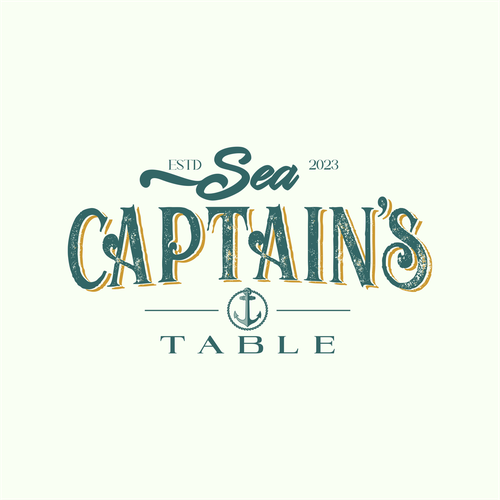 Sea Captain's Table Logo Design Design by Randy Yanuar