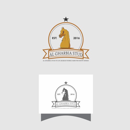 Arabian Horse LOGO Design by FajarPS