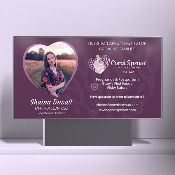 Signage Design - Coral Sprout