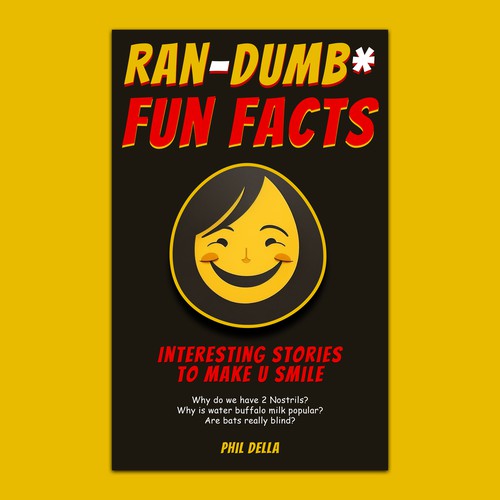 Ran-Dumb Fun Facts Book Cover Design by AKROY