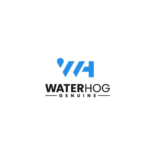 WaterHog Logo Design by _barna
